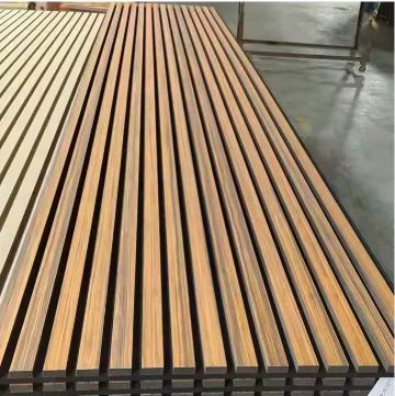 Panel Siling Akustik Kayu Pepejal Dinding 3D Kayu Akupanel